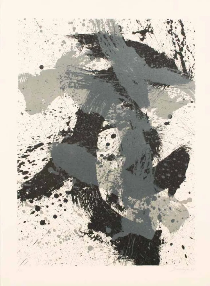 Lithografie Scialoja - GEOGRAFIA