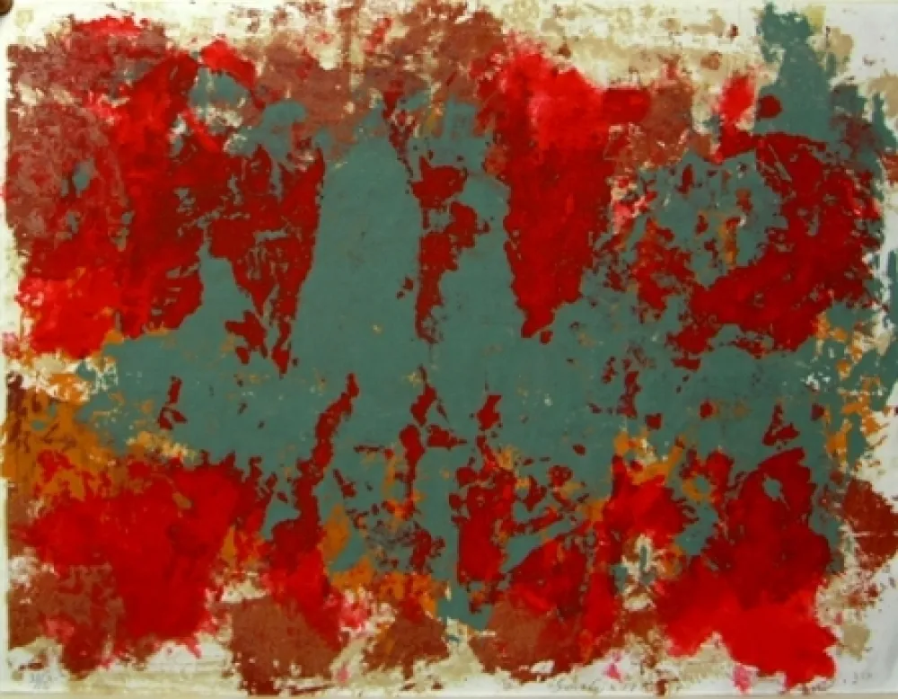 Lithografie Scialoja - Senza titolo