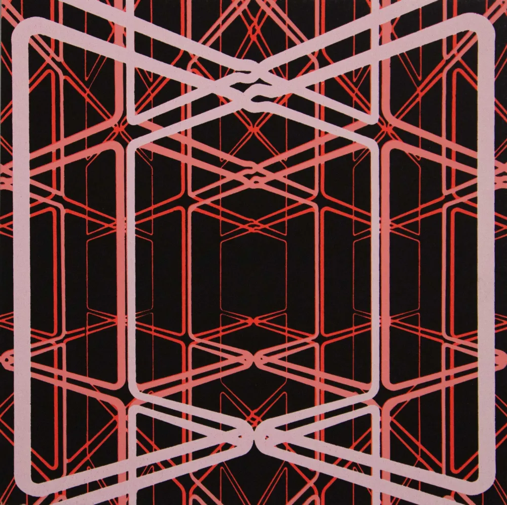 Zeefdruk Scirpa - Untitled