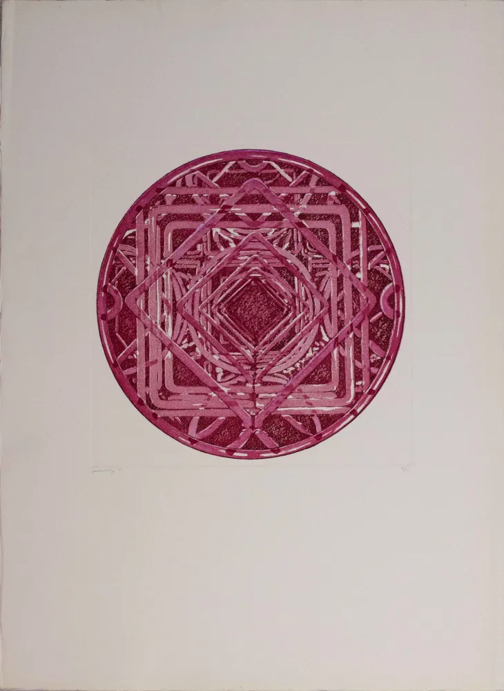 Ets En Aquatint Scirpa - Untitled