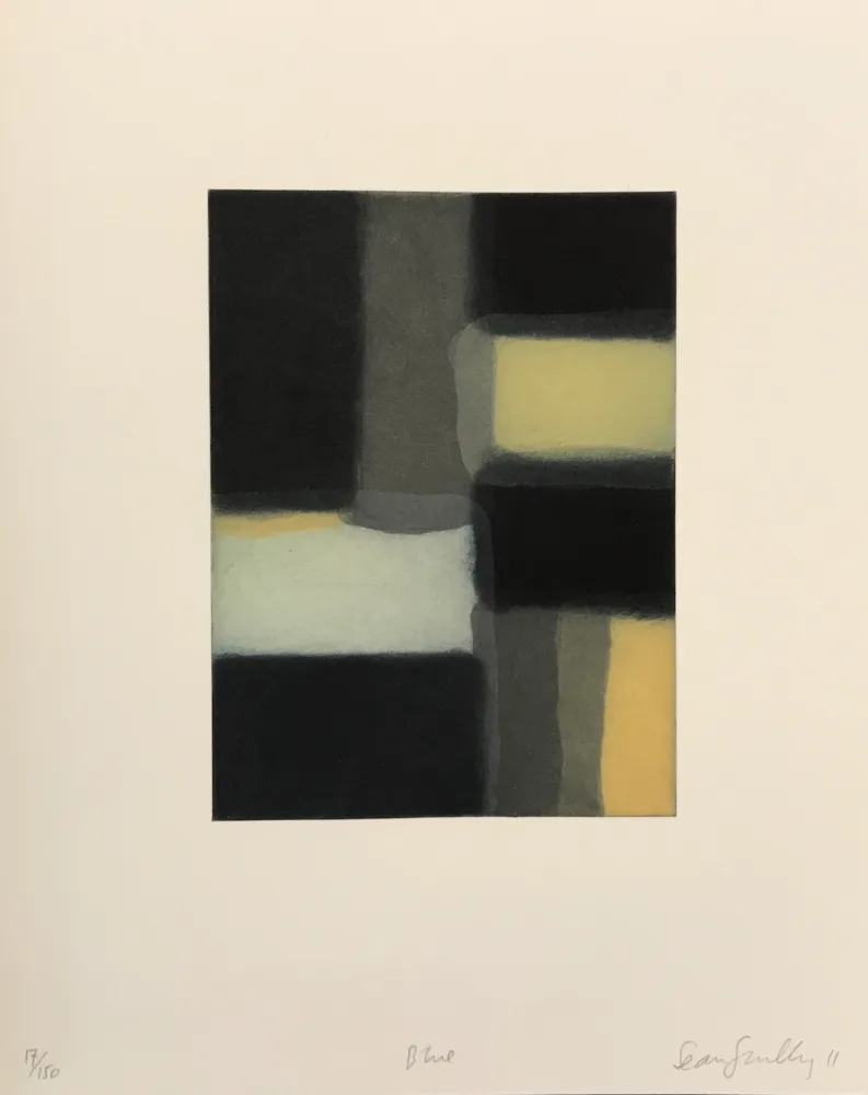 Ets En Aquatint Scully - Blue from Fighting Words