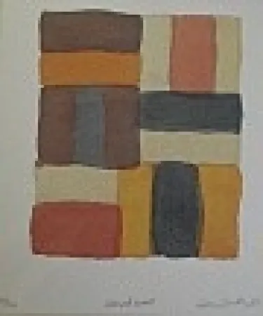 Lithografie Scully - Coloured wall
