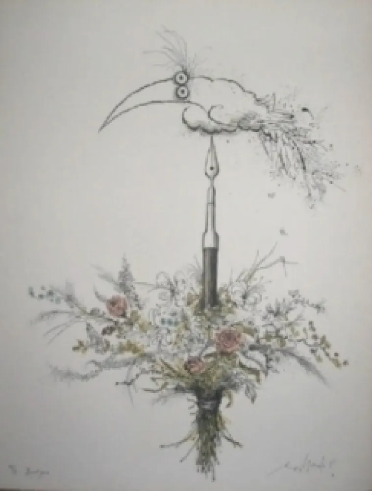 Lithografie Searle - Bouquet garni