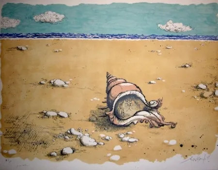 Lithografie Searle - I am lonely