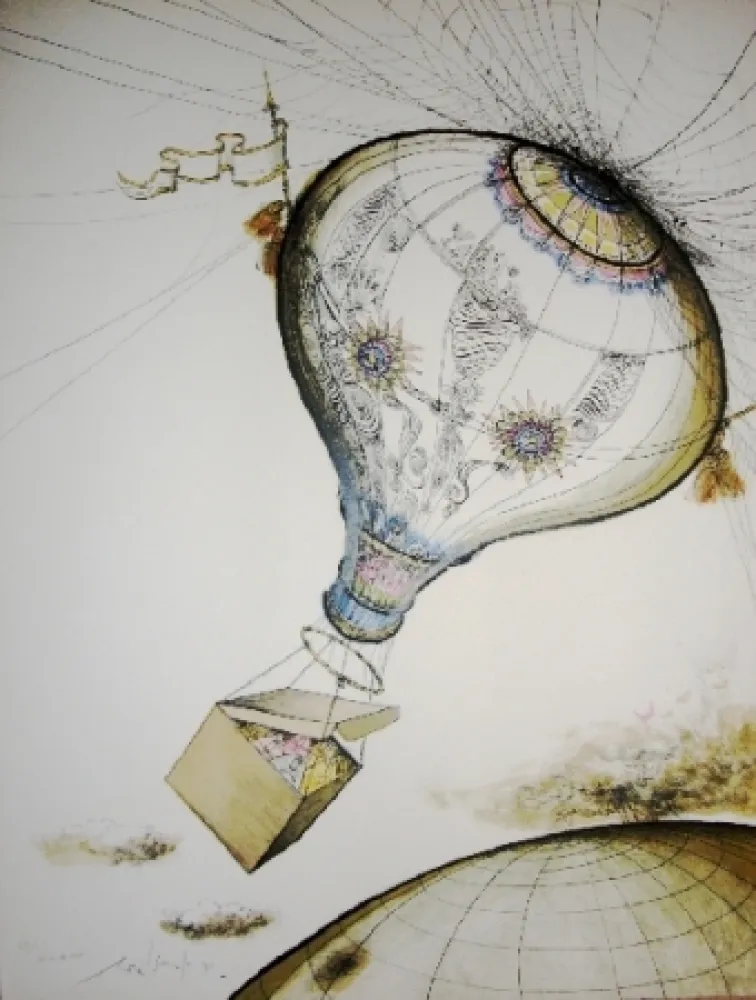 Lithografie Searle - It's in the wind