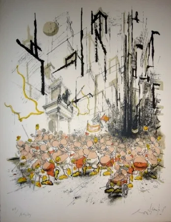 Lithografie Searle - Mickey Day