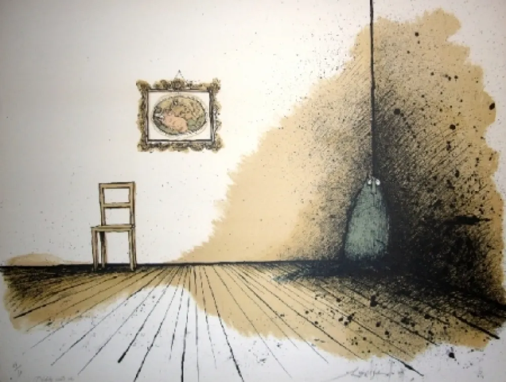 Lithografie Searle - Nobody wants me