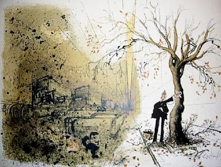 Lithografie Searle - The Casualty