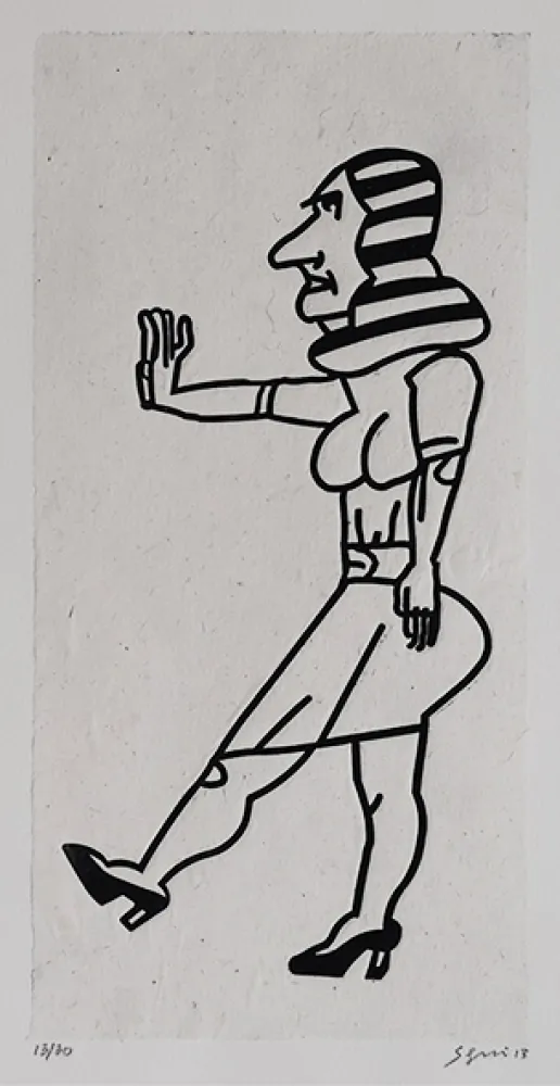 Ets Segui - Dame debout