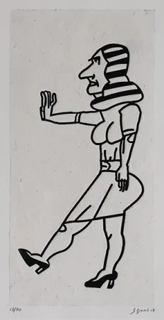 Ets Segui - Dame debout