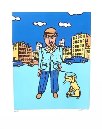 Lithografie Segui - ENRIQUE / Grand-Père Maïdana