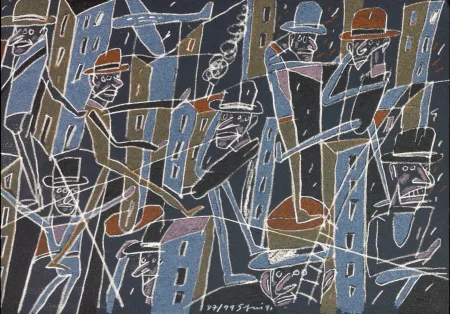 Lithografie Segui - Le froid bleu des contre nuits 6