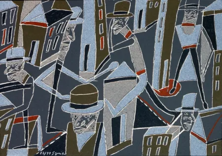 Lithografie Segui - Le froid bleu des contre nuits 7