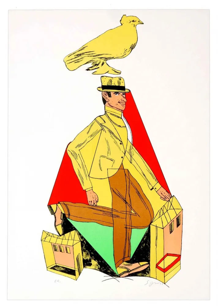 Lithografie Segui - Pigeon