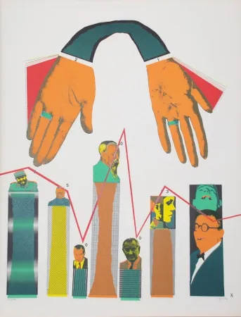 Lithografie Segui - Sans Démagogie