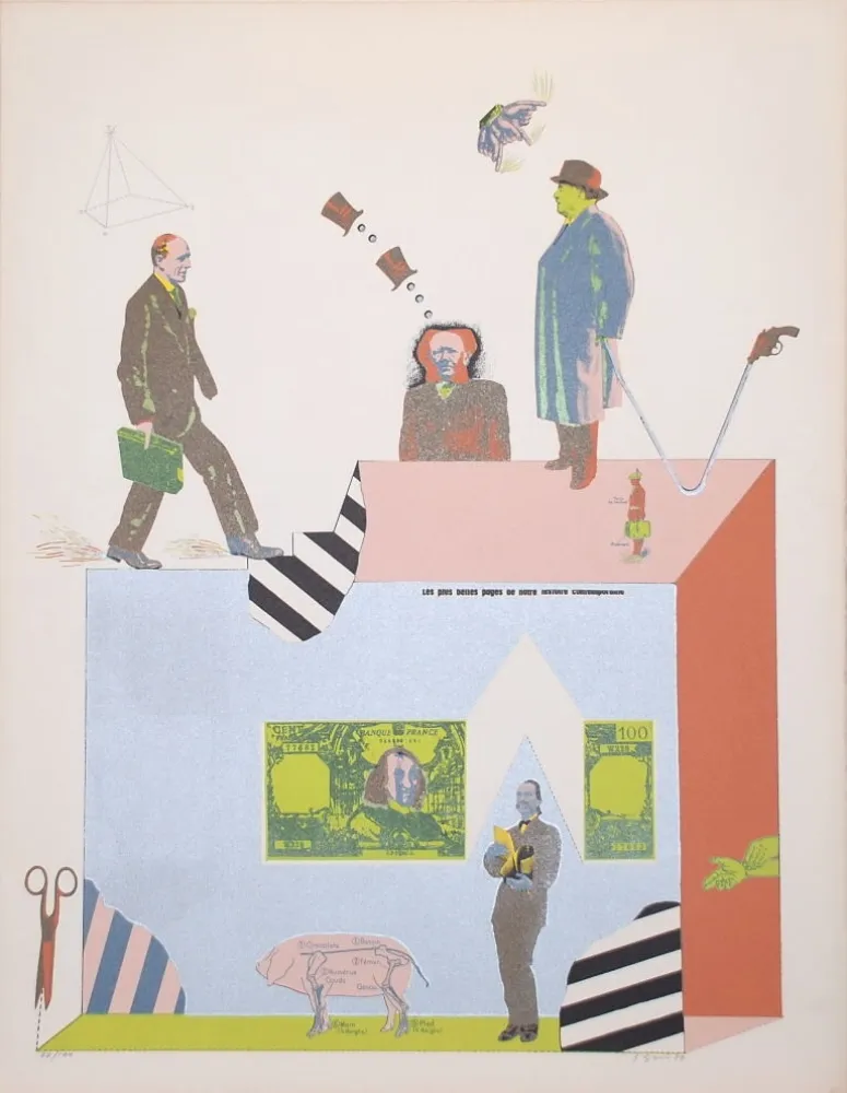 Lithografie Segui - Sans Démagogie