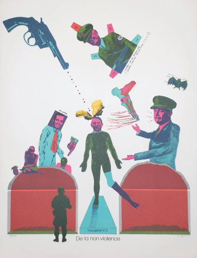 Lithografie Segui - Sans Démagogie