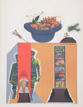 Lithografie Segui - Sans Démagogie