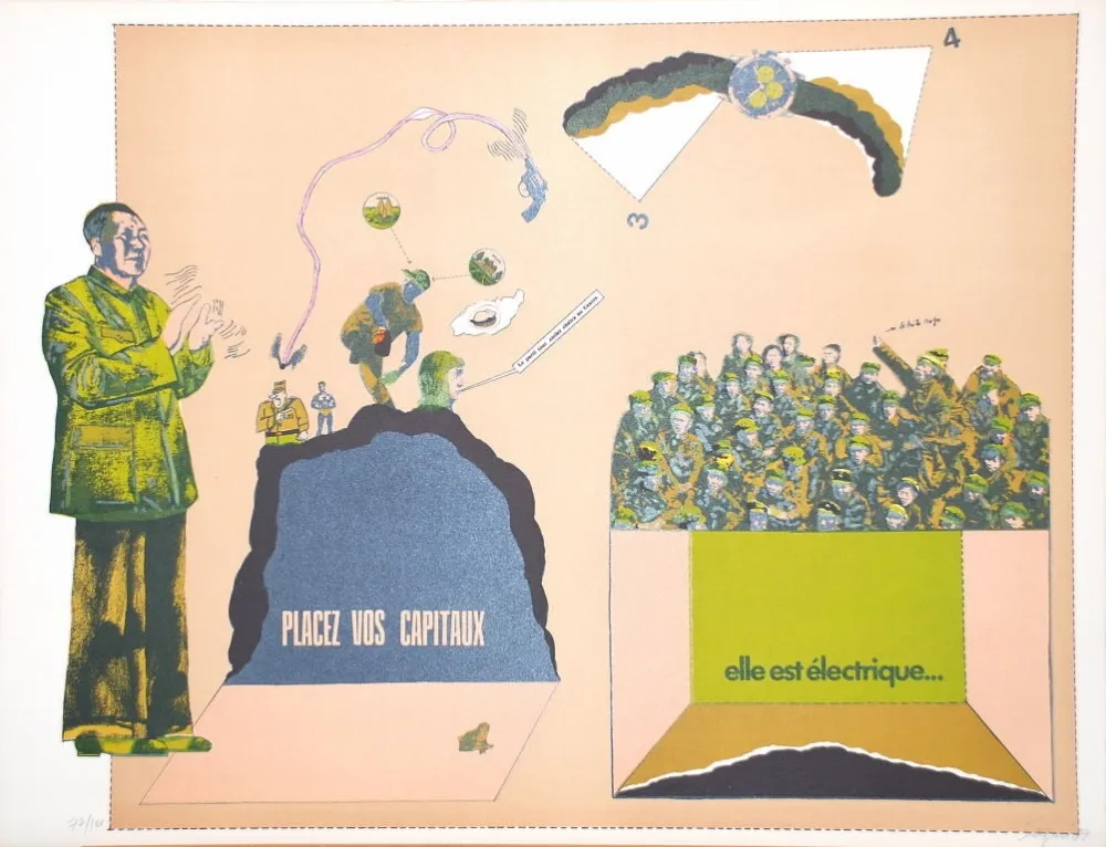 Lithografie Segui - Sans Démagogie