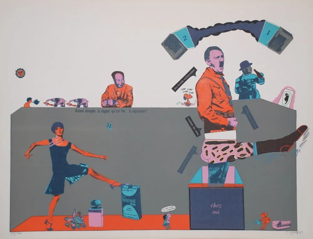 Lithografie Segui - Sans Démagogie