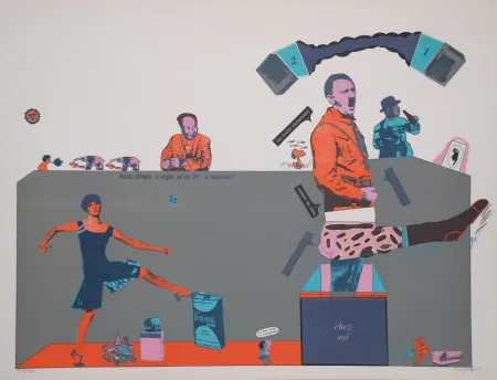 Lithografie Segui - Sans Démagogie