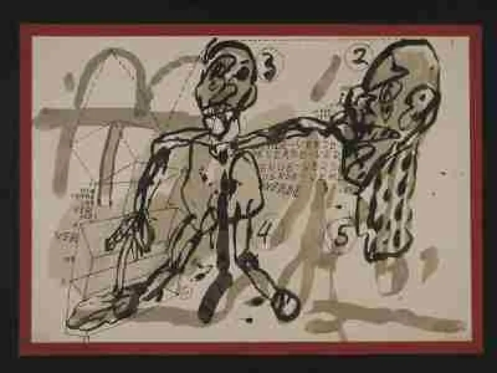 Zeefdruk Segui - Sans titre