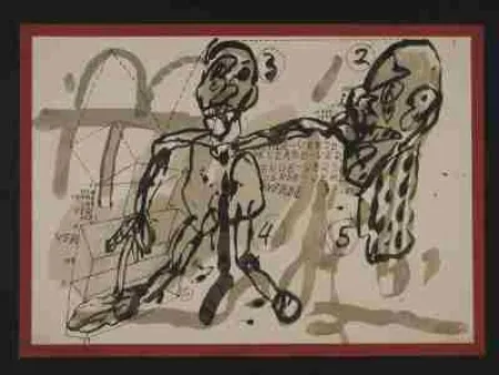 Zeefdruk Segui - Sans titre