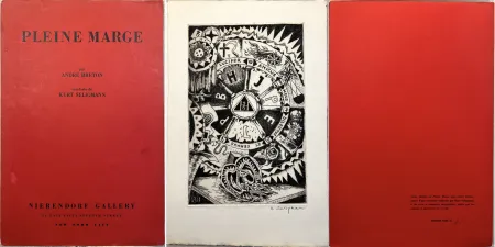 Ets Seligmann - André Breton : PLEINE MARGE. Eau-forte originale de Kurt Seligman (1940)