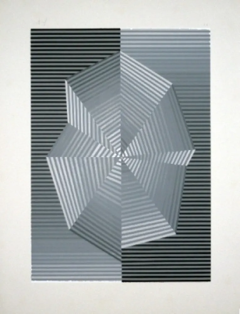 Zeefdruk Sempere - Composition 1