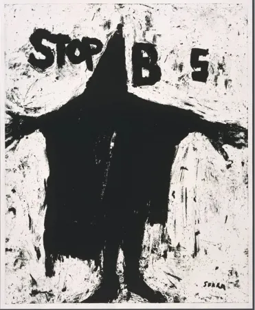 Lithografie Serra - Stop BS