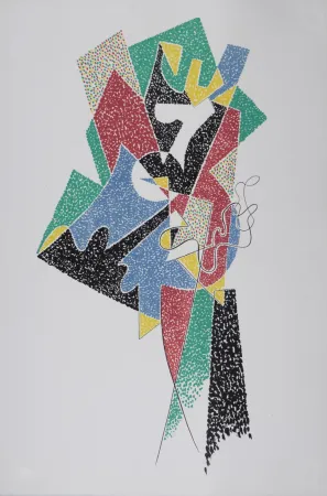 Lithografie Severini - Abstract Composition
