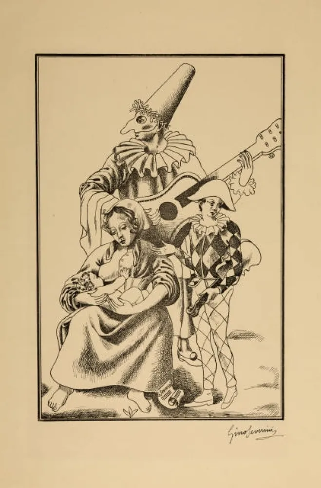 Geen Techniek Severini - Harlekin-Familie