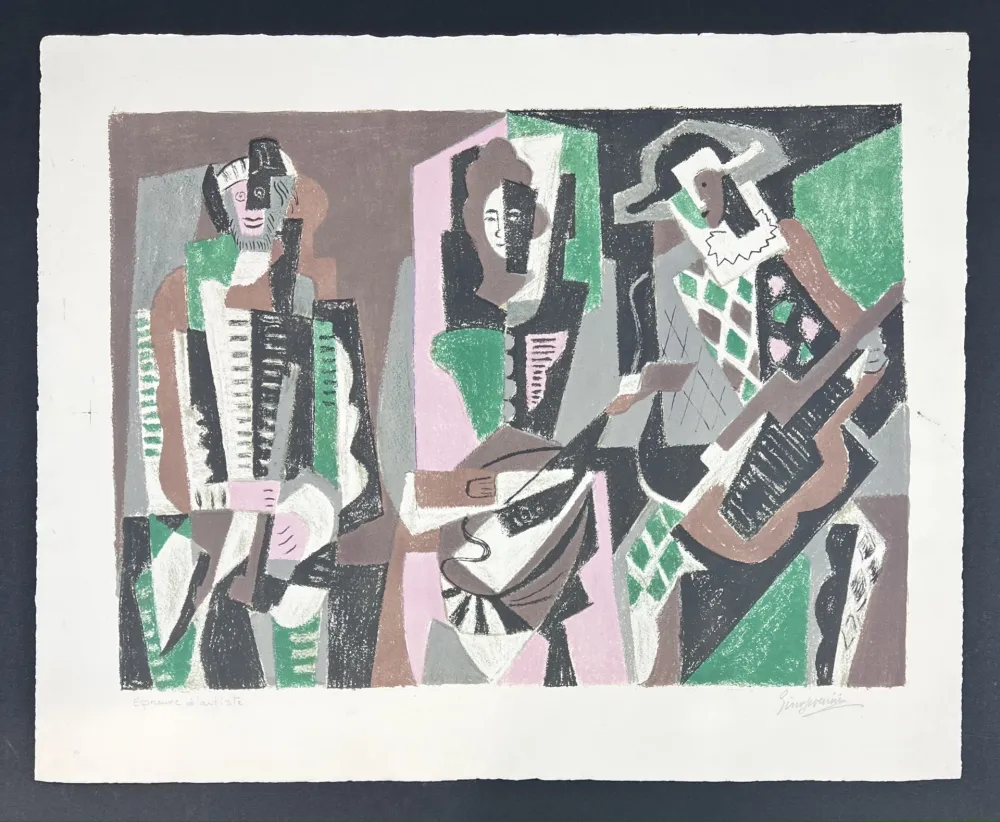 Lithografie Severini - LE CONCERT