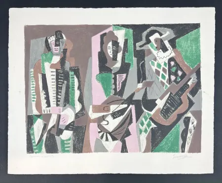 Lithografie Severini - LE CONCERT