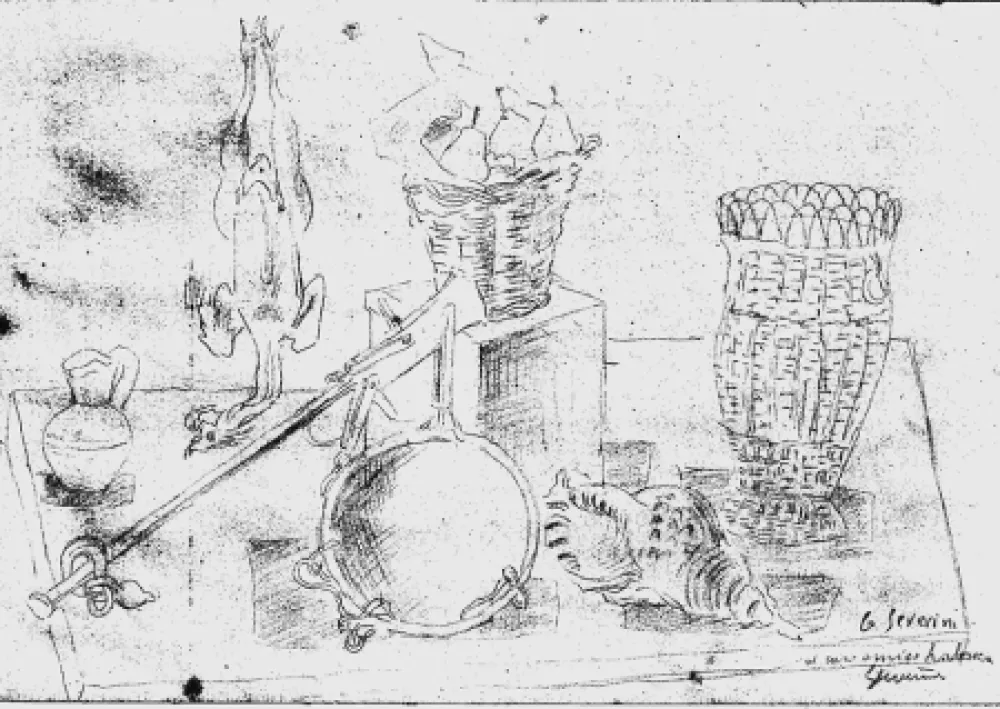 Geen Techniek Severini - Natura morta