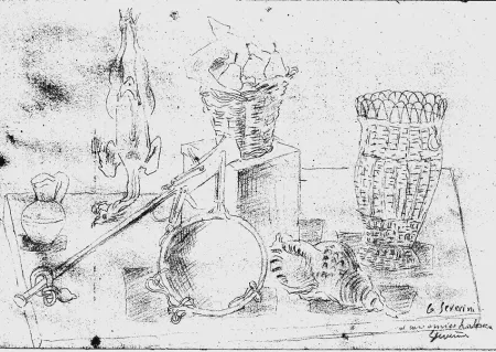 Geen Techniek Severini - Natura morta