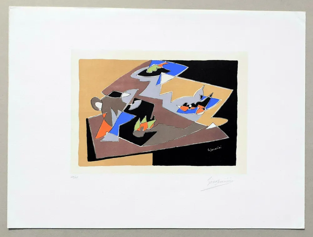 Lithografie Severini - Natura morta