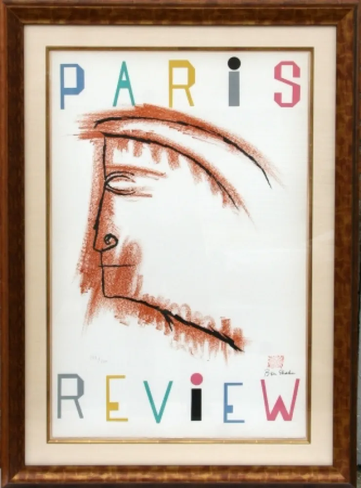 Lithografie Shahn - Paris Review