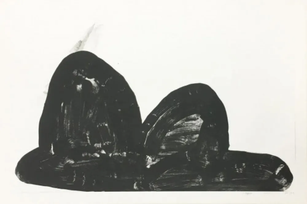 Ets En Aquatint Shapiro - Untitled 1980-1982 II