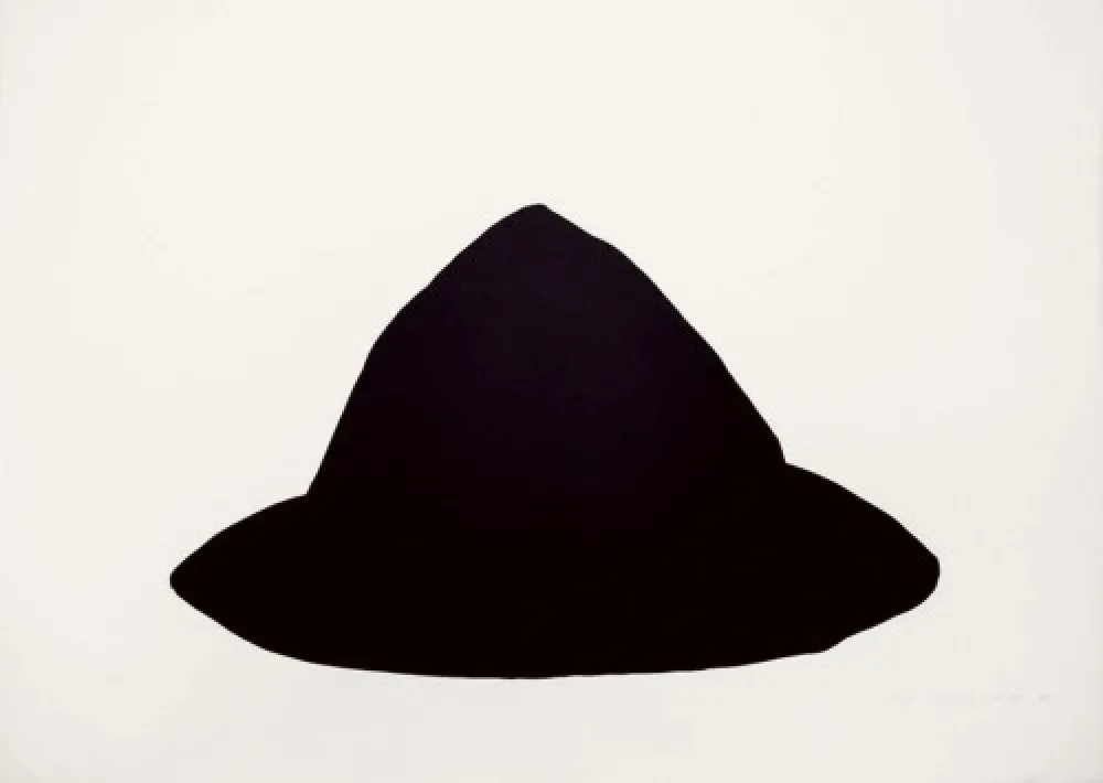 Lithografie Shapiro - Untitled (Blue/Black)