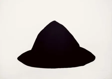 Lithografie Shapiro - Untitled (Blue/Black)