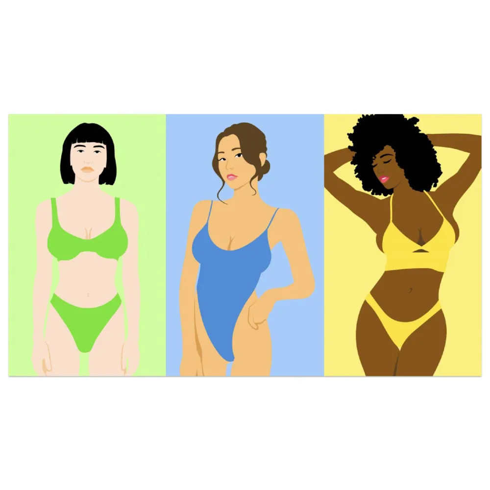 Zeefdruk Shelby And Sandy - Bikini Girls #1