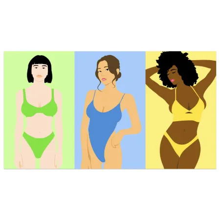 Zeefdruk Shelby And Sandy - Bikini Girls #1