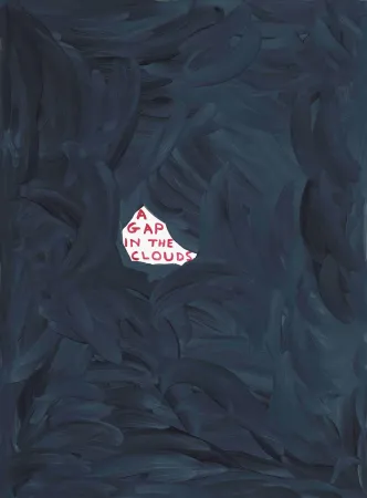 Zeefdruk Shrigley - A Gap In The Clouds