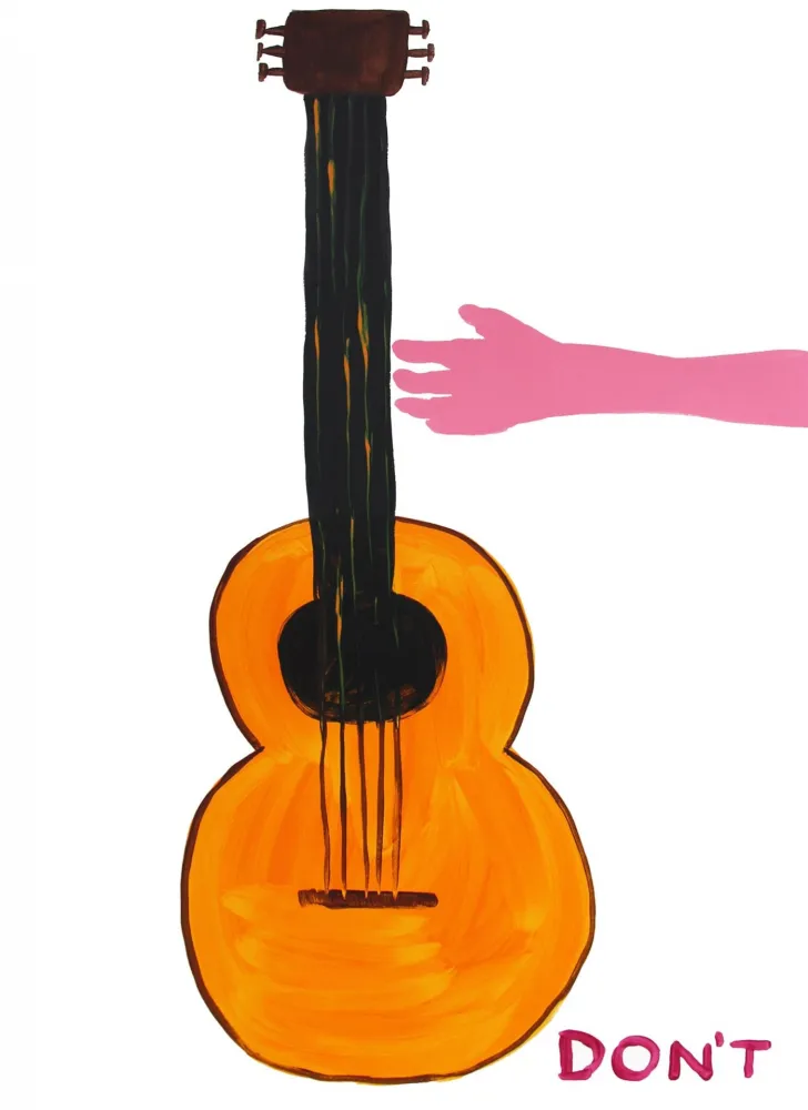 Zeefdruk Shrigley - Don`t