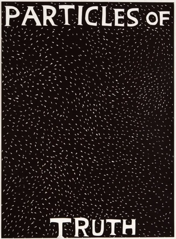 Linosnede Shrigley - Particles of Truth