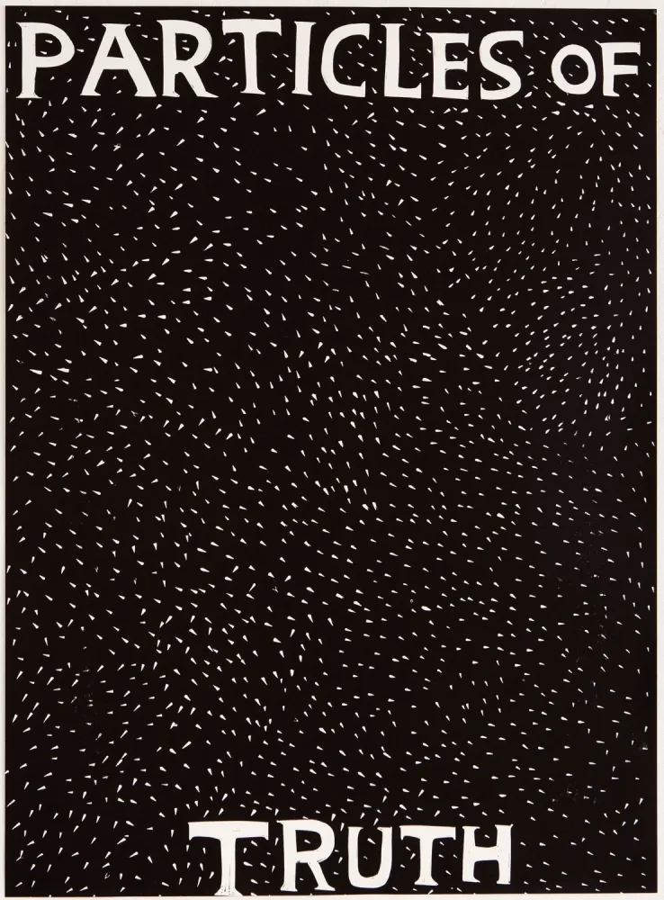 Linosnede Shrigley - Particles of Truth