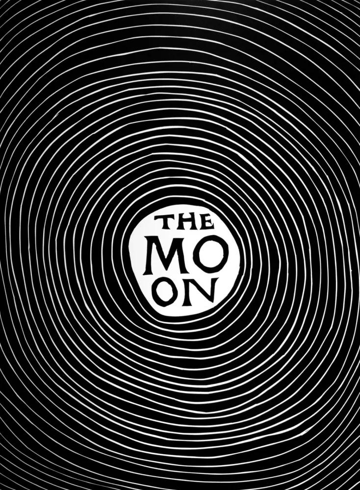 Linosnede Shrigley - The Moon