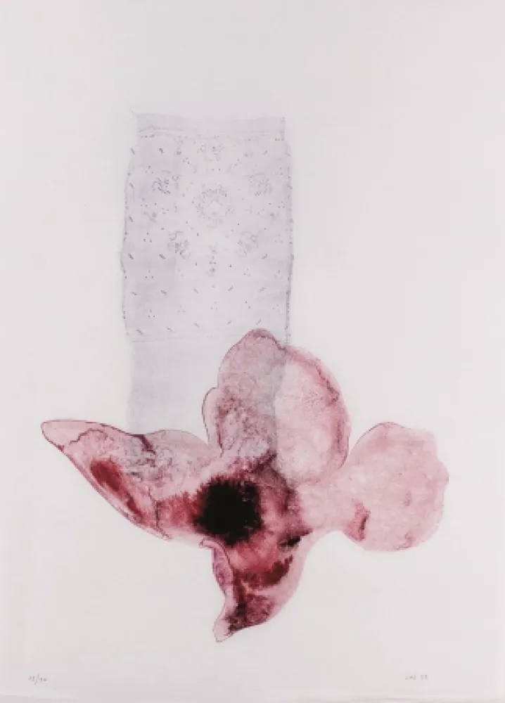 Lithografie Sicilia - Composición (Flor)