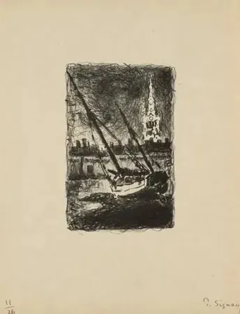 Lithografie Signac - Saint MALO I (1927)